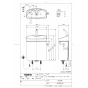 TOTO CS232BM+SH233BA+TCF4724AK ピュアレストQR+アプリコットF2A 取扱説明書 商品図面 施工説明書 ピュアレストQR+アプリコットF2A 商品図面1